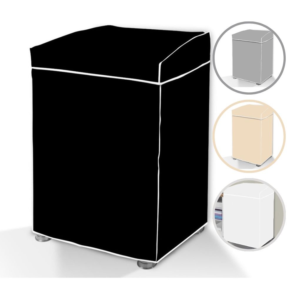 Capa de Maquina de Lavar PVC C/Tampa P M G 7kg 8kg 9kg 10kg 11kg 12kg 13kg 15kg