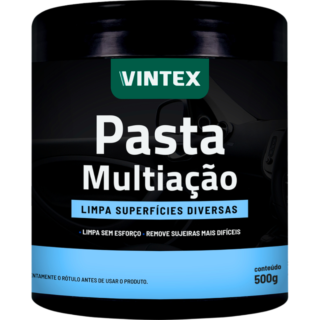 Pasta Multiação para Limpeza Interna de Portas Paineis Limpa a Seco Vintex - Spare Parts and Accessories for Vehicles