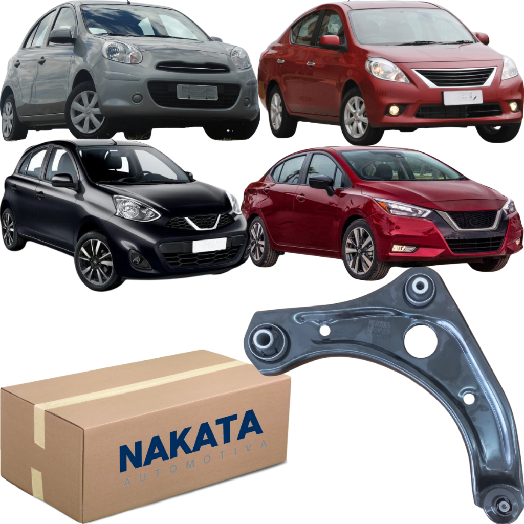 Bandeja Balança Dianteira Lado Esquerdo Nakata March Versa em Oferta na Shopee
