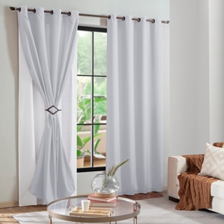 Cortina Blackout Pvc Corta Luz Com Tecido Voal 2,80m X 2,60m Sala Quarto em Oferta na Shopee