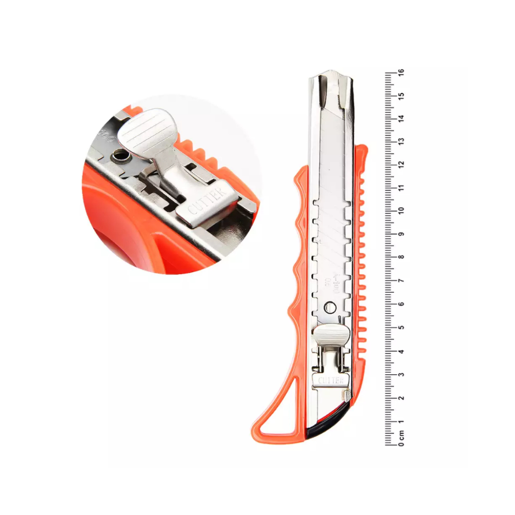 Kit 10 Estiletes De Metal Lamina 18mm Com Trava