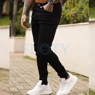 Calça Jeans Masculina Com Elastano Slim Confortável Básica Tradicional Direto da Fabrica em Oferta na Shopee