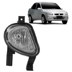 Farol Milha Auxiliar Corsa Hatch Sedan Pickup 2000 2001 2002 Lente Lisa Vidro