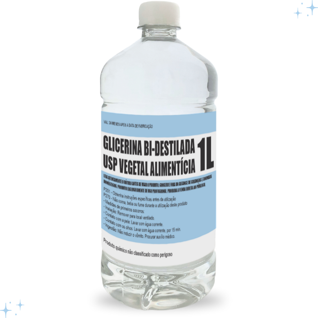 Glicerina Bidestilada USP Vegetal 1 kg em Oferta na Shopee