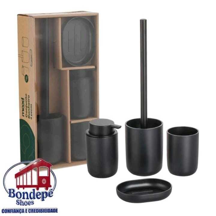 O que é Conjunto Acessórios Banheiro Preto? Guia e Onde Comprar | BuscaProdutos