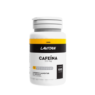 LAVITAN CAFEINA 200mg Suplmento Alimentar 100cps