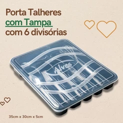 Porta Talheres de Gaveta Organizador Resistente