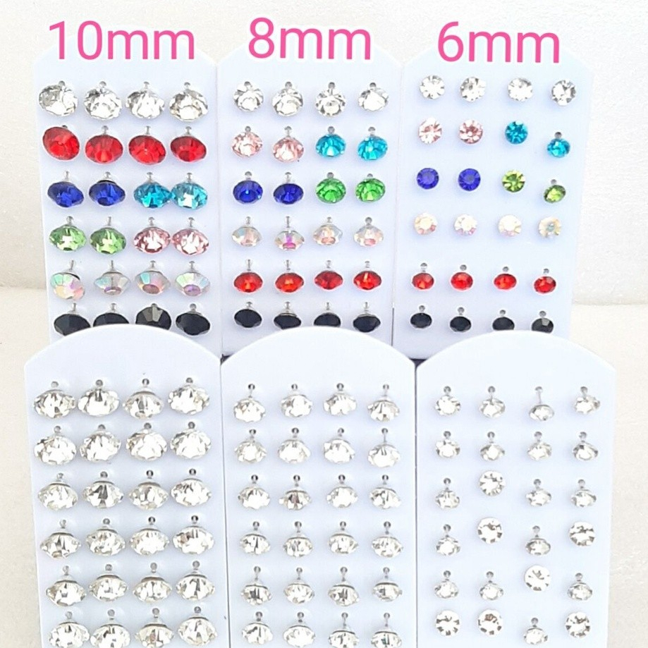 Kit 12pares Brinco Ponto de Luz  Masculino e Femininos em Oferta na Shopee