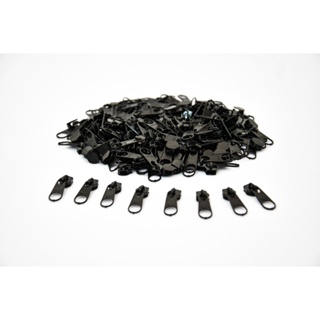 100 Unidades de Cursor Número 5 Preto Para Zíper Nylon Número 5 BNY/B&k/KF em Oferta na Shopee