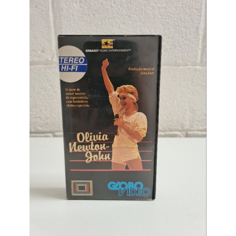 VHS OLIVIA NEWTON - JOHN "IN CONCERT"