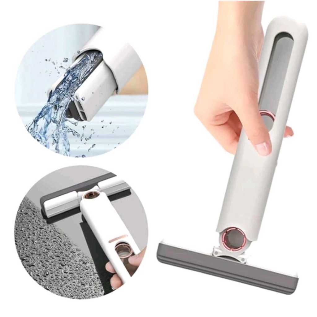 Kit 3 Mini Rodo Esfregão Absorvente Portátil Limpeza Multifuncional Mesa Janela Pia Banheiro
