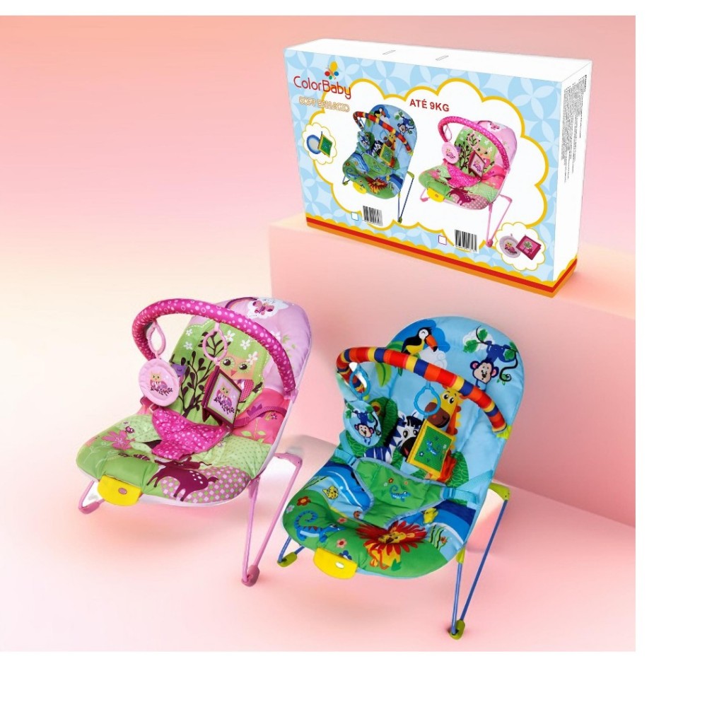 Cadeira De Descanso Vibratória E Musical Soft Ballagio ColorBaby