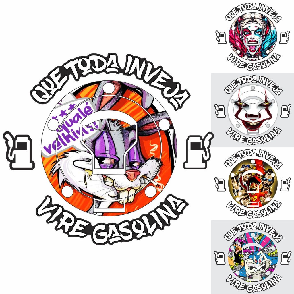 Adesivo Tampa Do Tanque Compatível Titan Fan Start 160 nº 02 em Oferta na Shopee