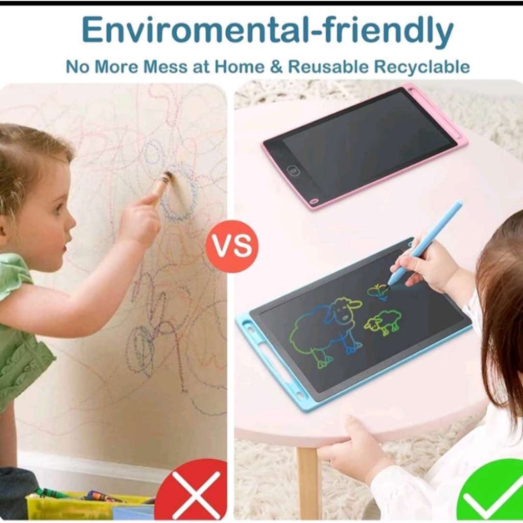 Lousa Mágica Tela Lcd 10.5 Polegadas Infantil De Escrever E Desenhar