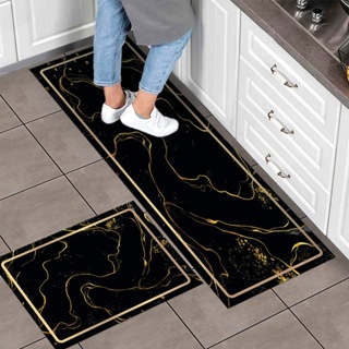 Kit Tapete de Cozinha Passadeira Absorvente Antiderrapante Jogo com 2 Peças em Oferta na Shopee