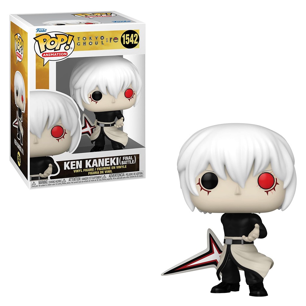 FUNKO POP ANIMATION TOKYO GHOUL:RE - KEN KANEKI (FINAL BATTLE) 1542 NOVO ORIGINAL