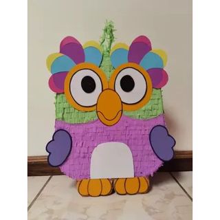 pinhata bluey p, com bastão, tapa olhos e confetes em Oferta na Shopee
