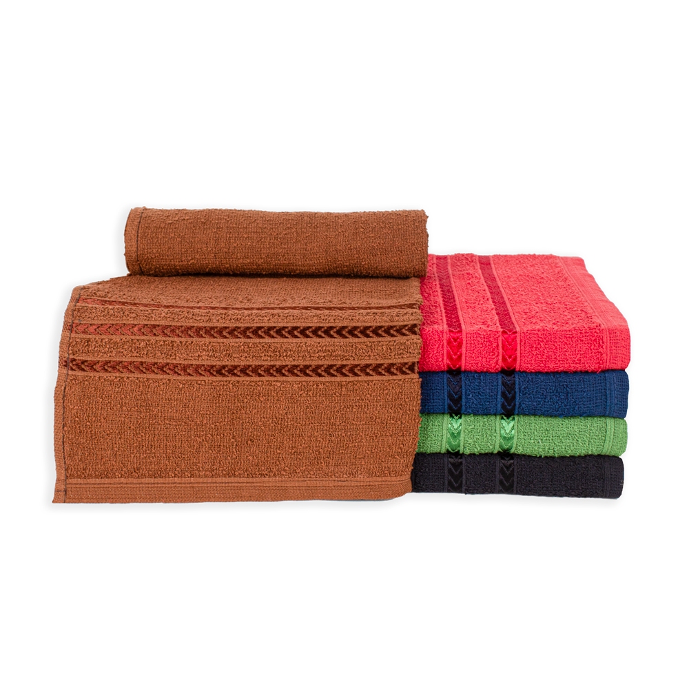 Kit 05 Toalha de Rosto 45x70cm Alta Absorção - Promoção