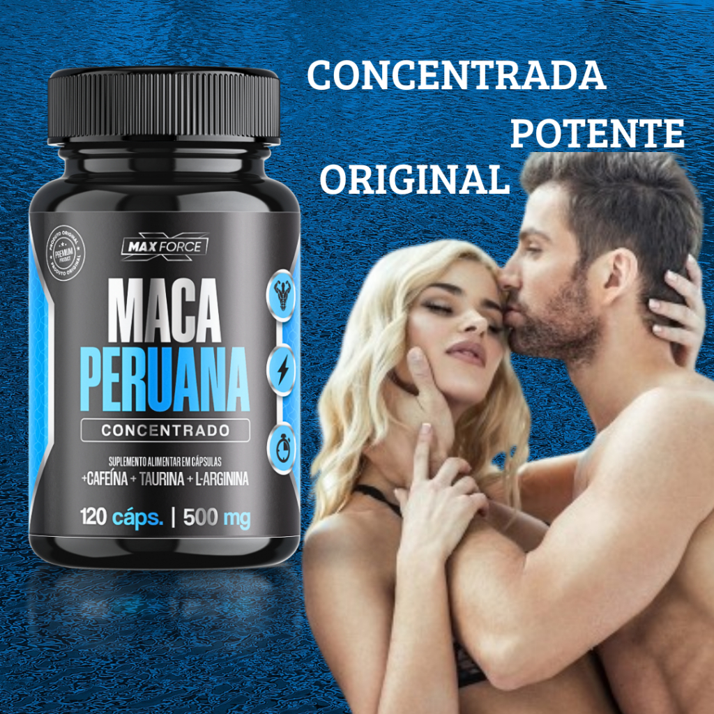 Suplemento M. Peruana Concentrada Original 120 Cápsulas 2000mg Qualidade Premium