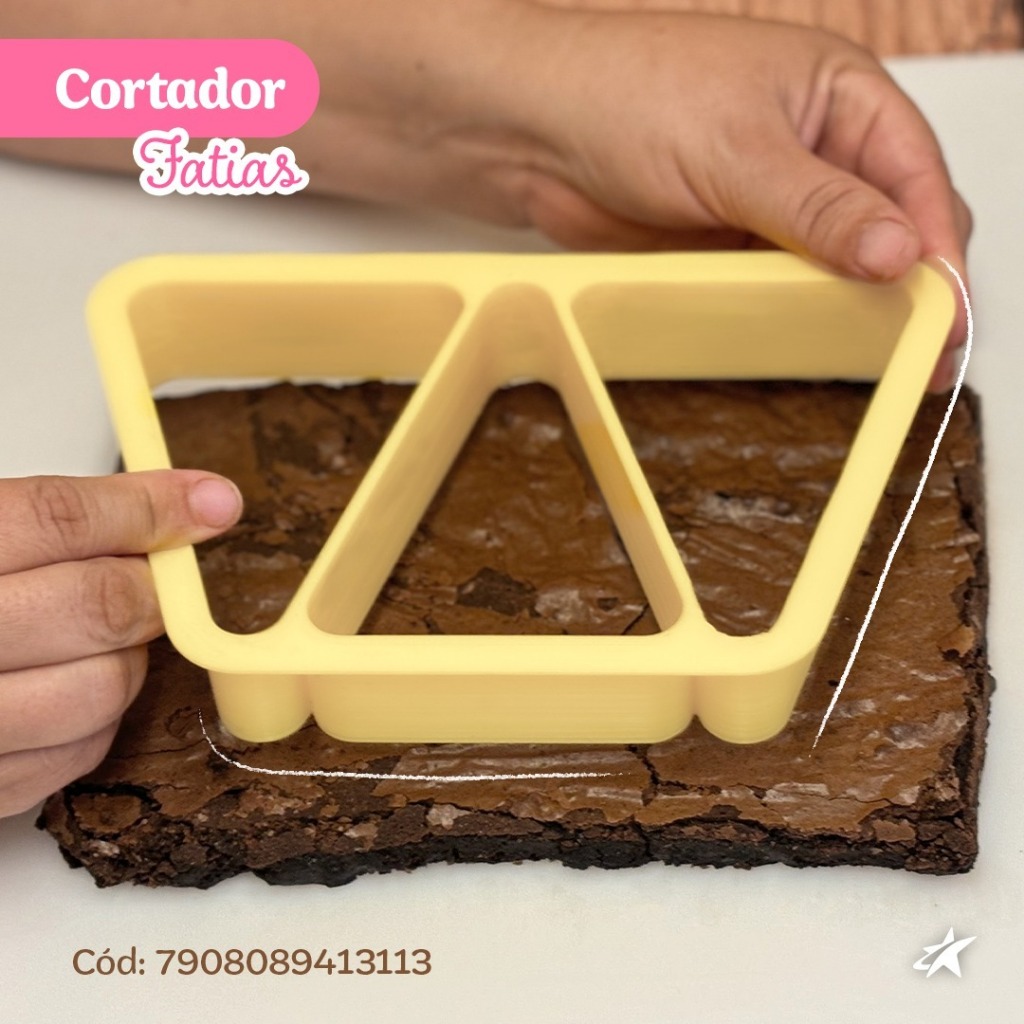 Kit Cortador De Brownie Fatia Para Bolo Massa Bluestar Ana Brownie Confeitaria Pratico em Oferta na Shopee