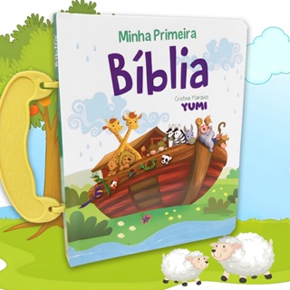 Livro Ilustrado: Minha Primeira Bíblia Leitura Religiosa Para Crianças Com Alça -Envio Rápido em Oferta na Shopee