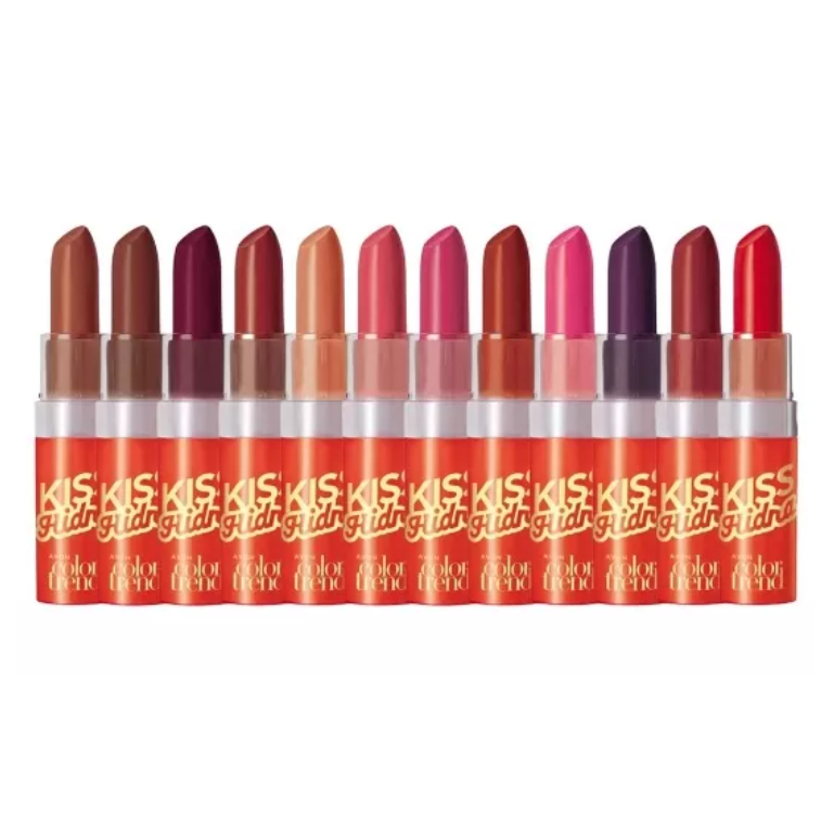 Batom Kiss Hidra Color Trend Avon 3,6g (Escolha sua cor) em Oferta na Shopee