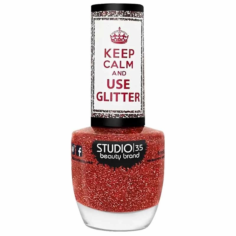 Esmalte Glitter Dia de Maldade Keep Calm and Use Glitter 9ml – Studio 35