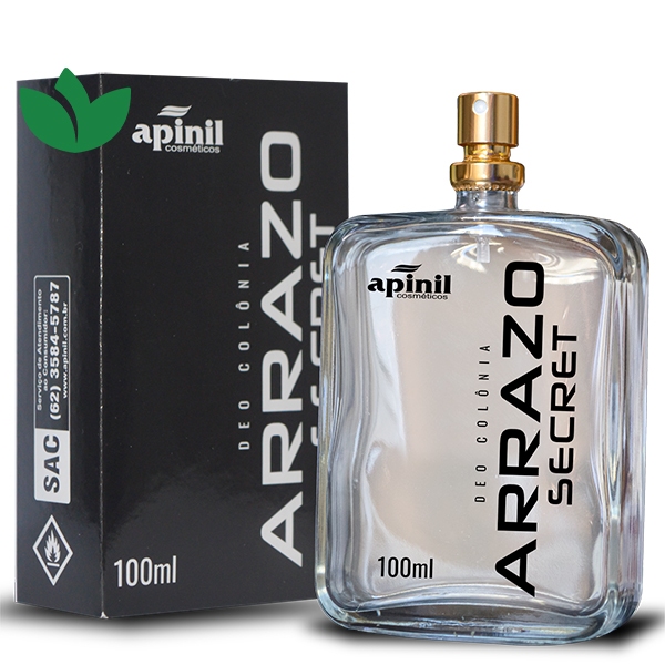 Deo Colônia ARRAZO SECRET 100mL APINIL em Oferta na Shopee