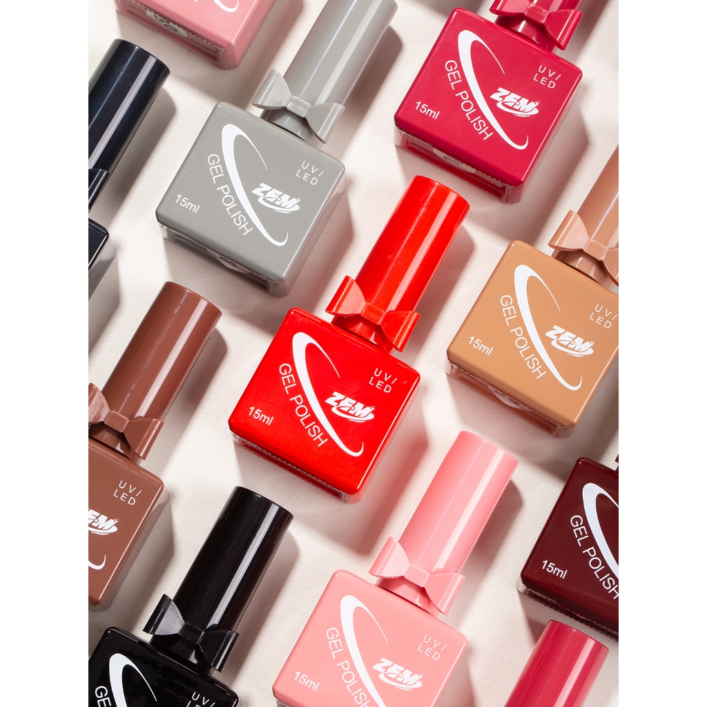 Detalhes do Esmalte  em  Gel Zem 15ml - MAIOR TAMANHO Cores Profissional UV LED Unhas de Gel Laço pronto entrega