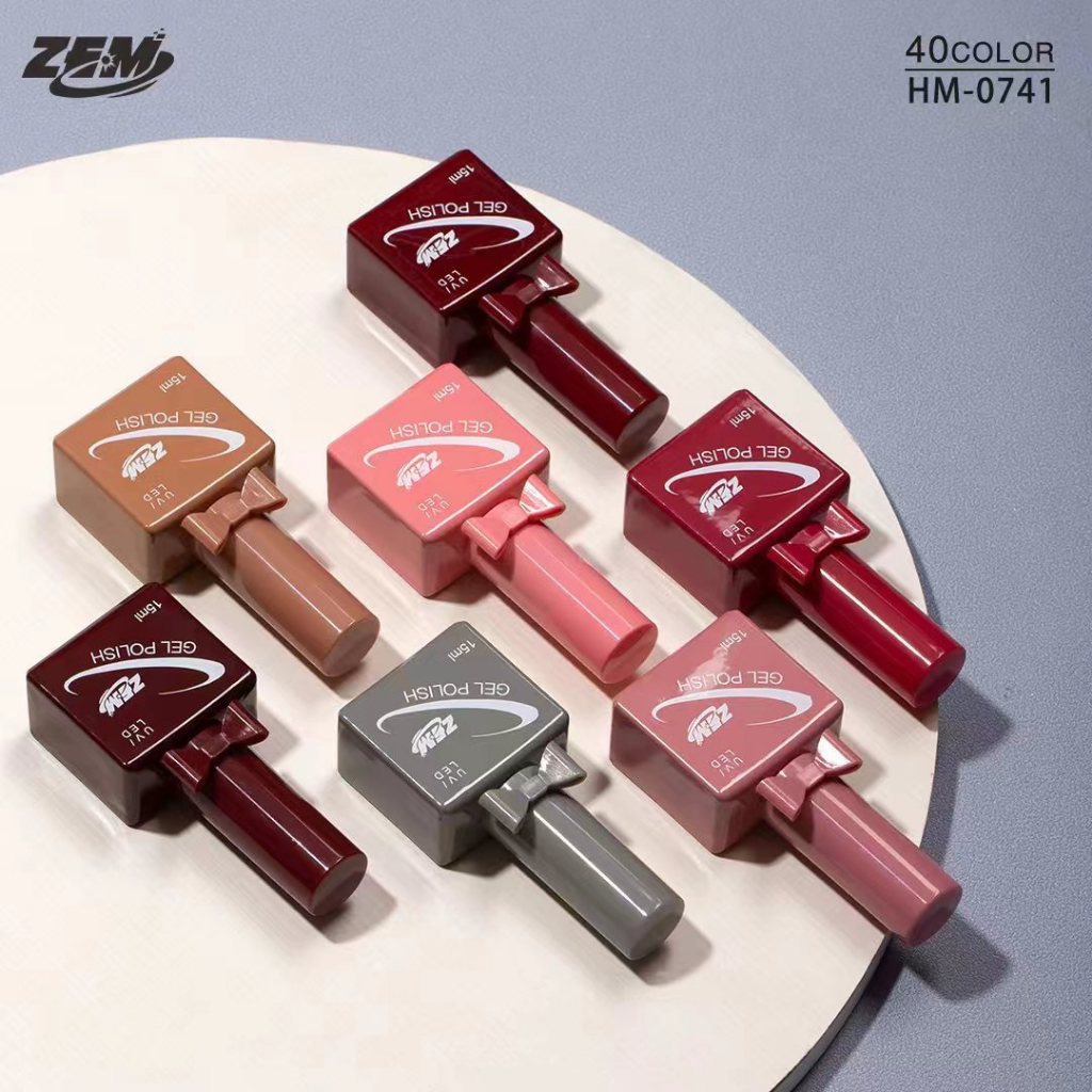 Esmalte  em  Gel Zem 15ml - MAIOR TAMANHO Cores Profissional UV LED Unhas de Gel Laço pronto entrega