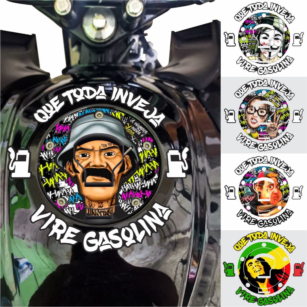 Adesivo Tampa Do Tanque Compatível Titan Fan Start 160 nº 03 em Oferta na Shopee