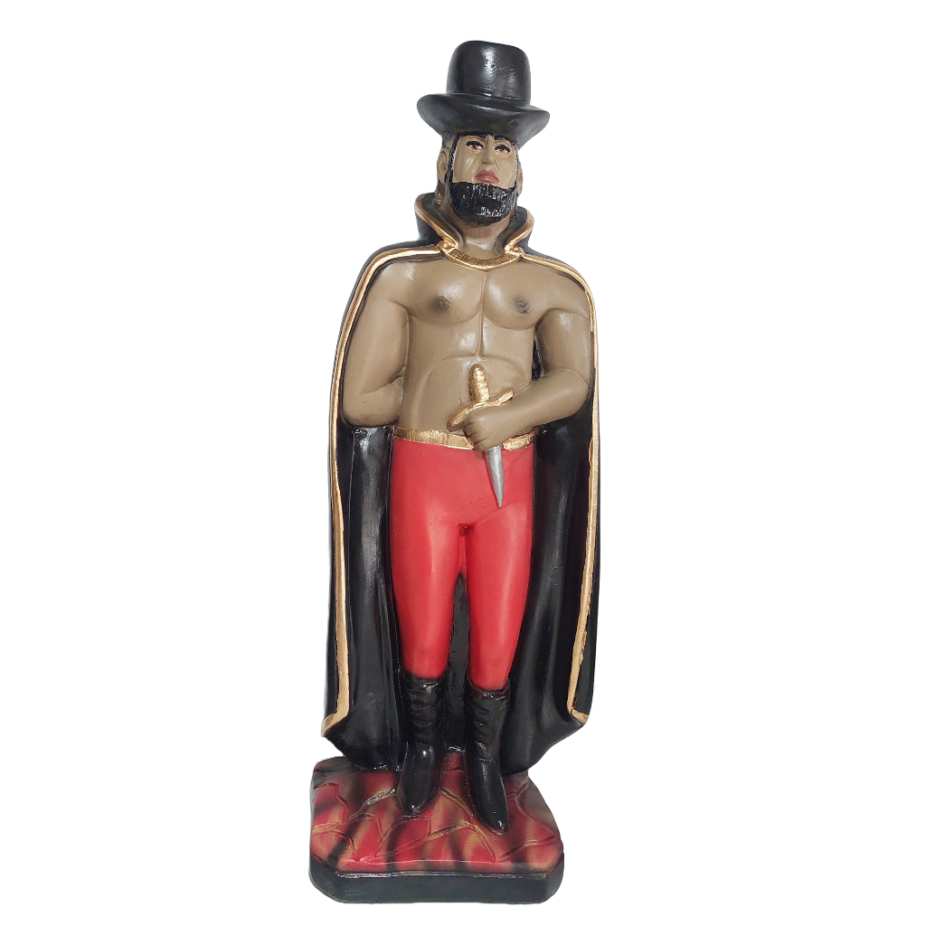 Exu Tranca Rua Das Encruzilhadas escultura exu tranca ruas 50cm
