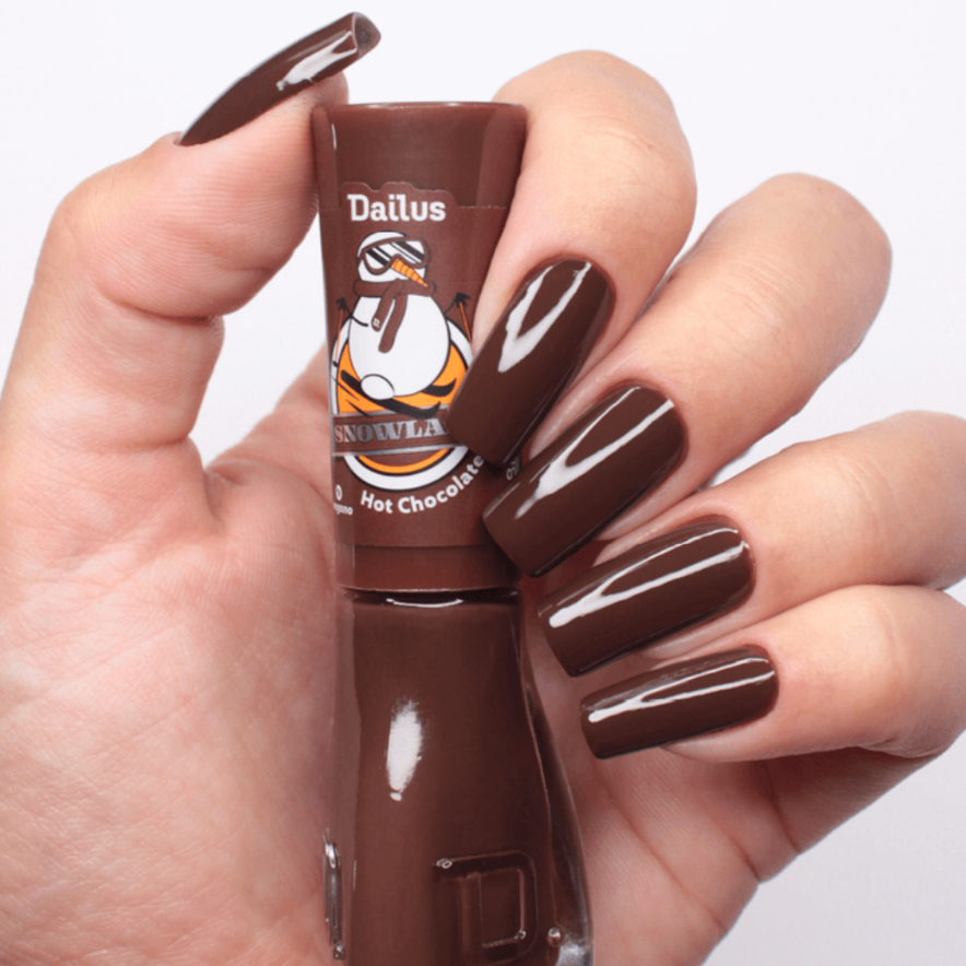 Esmalte Snowland - Hot Chocolate - Dailus em Oferta na Shopee