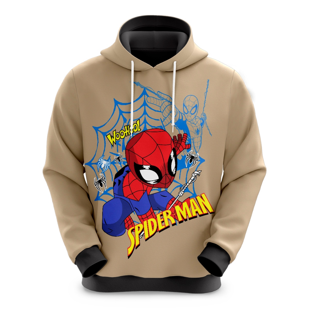 Blusa de Moletom Sublimado Infantil Desenho Super Heróis  Novidade