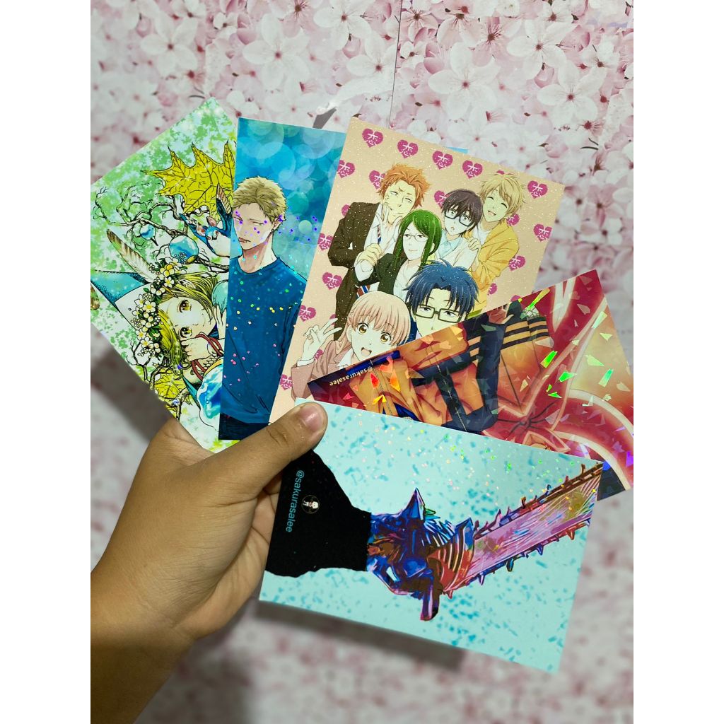 Cartão postal animes diversos modelos