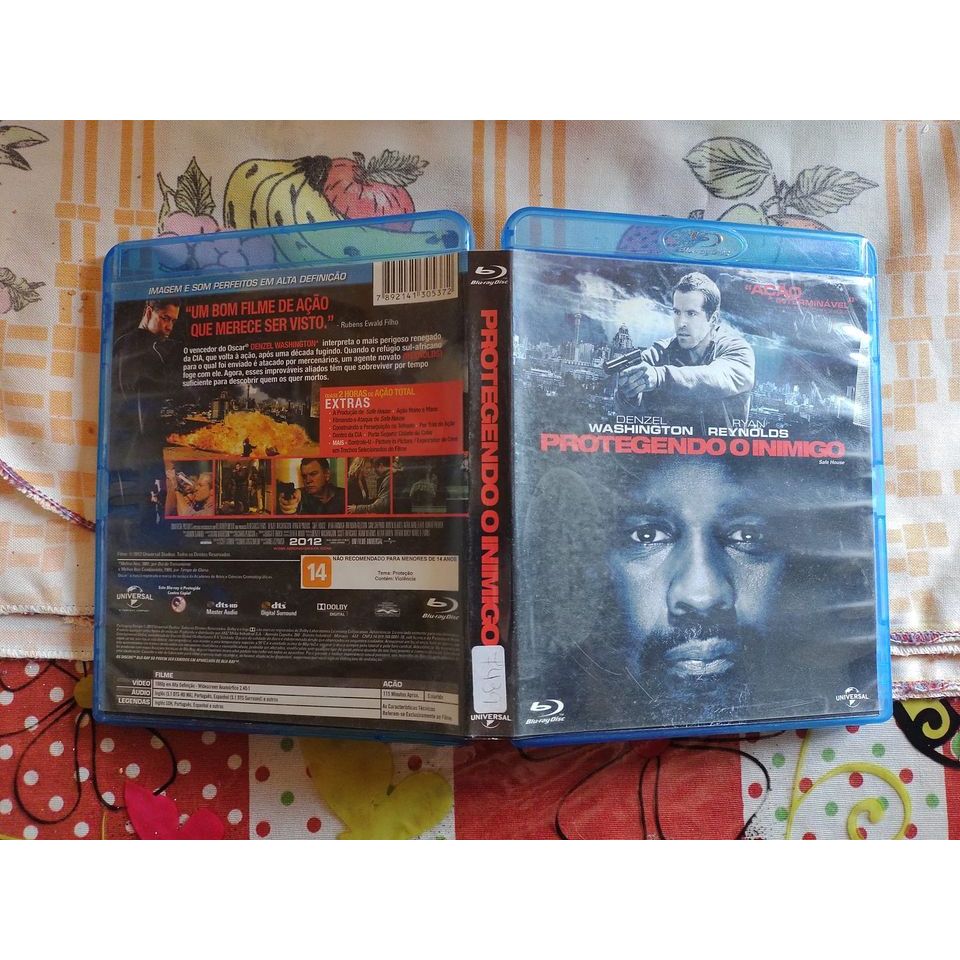 Protegendo o Inimigo - Bluray filme com Denzel Washington Dublado