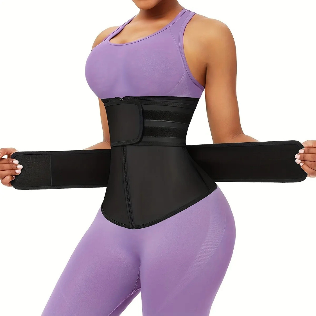 sinta Modeladora, Redutora De Barriga E Medidas Efeito Hot Sinta modeladora emagrecedora, cinta modelador alta , cinta de postura para coluna  Abdominal dupla pressão Exercicios Academia Queima Gordura calorias, conta modeladora,sinta modeladora