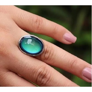 Anel Humor Oval Muda de Cor em Oferta na Shopee