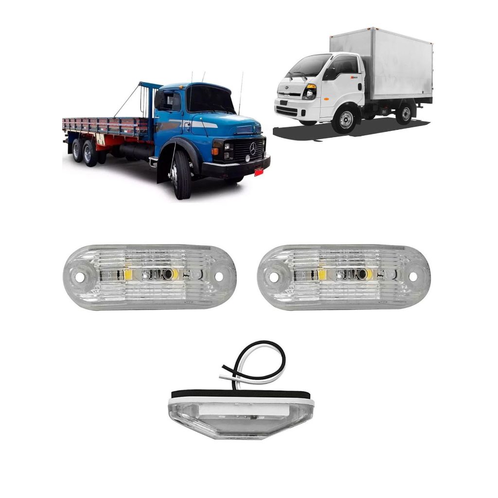 2 LANTERNA PLACA  ONIBUS CAMINHAO CARRETA CARRETINHA REBOQUE LED BIVOLT