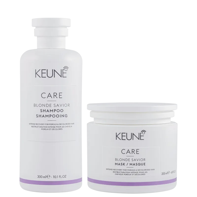 Keune Care Blonde Savior Kit Shampoo 300ml + Máscara 200ml