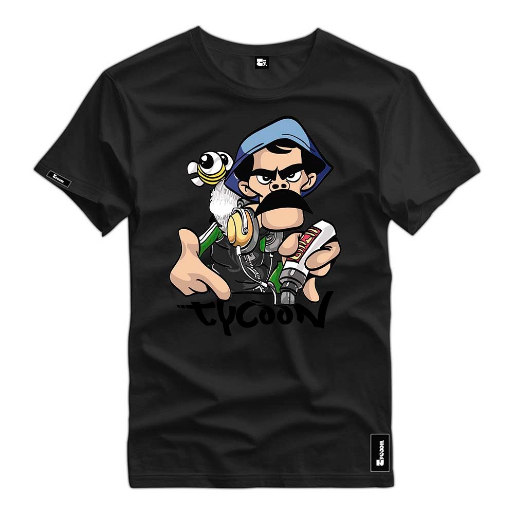 Camisa Algodão Premium 30.1 Estampado Madruga Tycoon Verao Exclusivo