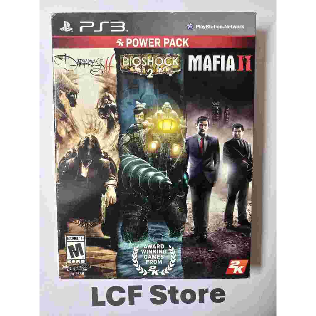 Jogo PS3 - The Darkness 2 / Bioshock 2 / Mafia 2 - Original ( Power Pack )