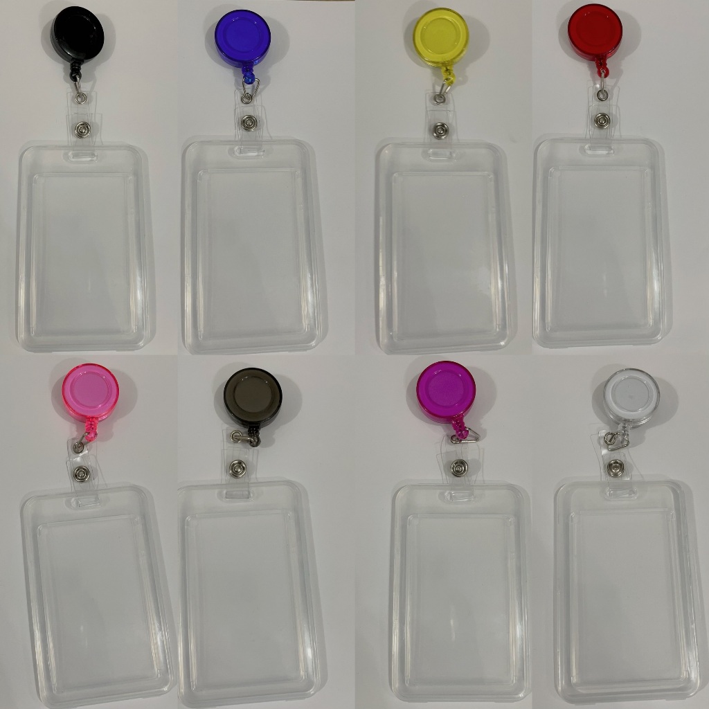 Porta Crachá + Rígido Roller Clips em Oferta na Shopee