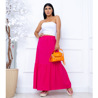 Saia duas maria longo em Duna moda femenina