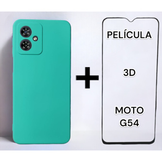 Kit capinha capa case Moto G54 + Pelicula 3D em Oferta na Shopee