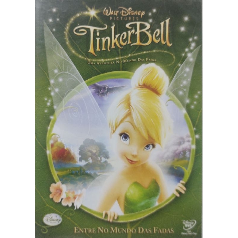 Dvd Tinker Bell Uma Aventura no Mundo das Fadas Walt DIsney Otimo Estado