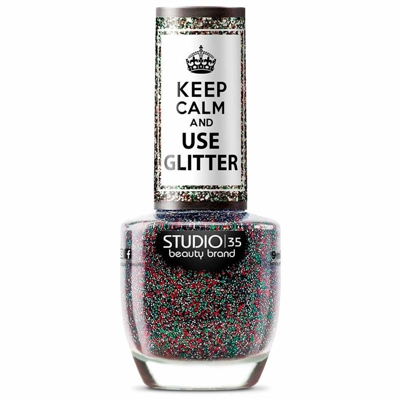 Esmalte Glitter Fascinação Glitter Keep Calm and Use Glitter 9ml – Studio 35