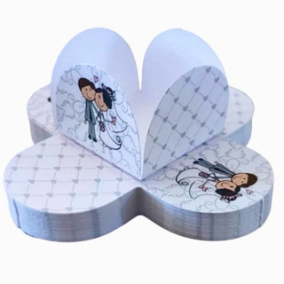 50~400 FORMINHAS PARA DOCES NOIVINHO 4 PÉTALAS PT95// em Oferta na Shopee