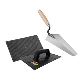 Kit Ferramentas Para Pedreiro, + Colher 8" + Desempenadeira Envio Ja PROMOÇÃO