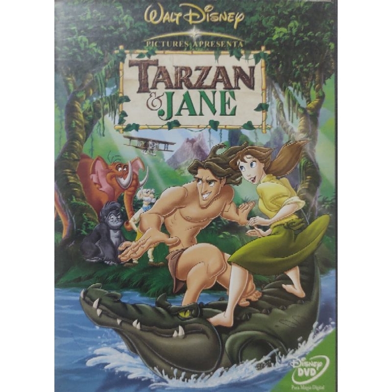 Dvd Tarzan e Jane Walt Disney Otimo Estado